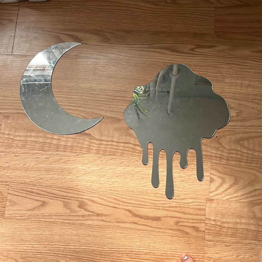 Fun shaped mirrors